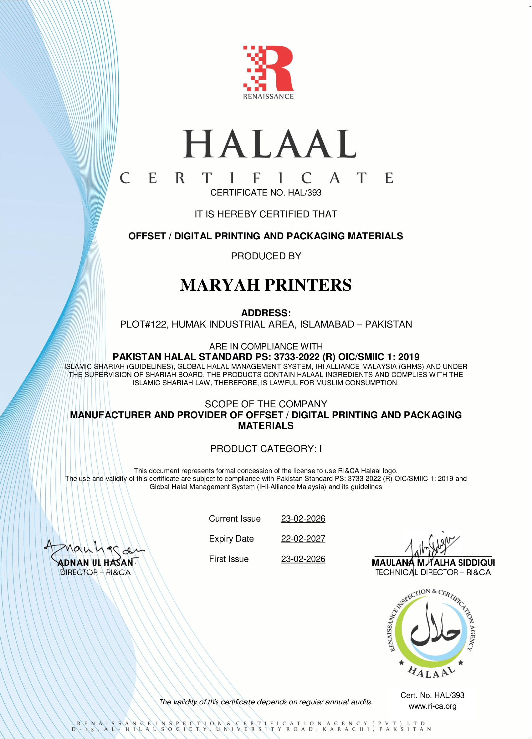 Halal Certification